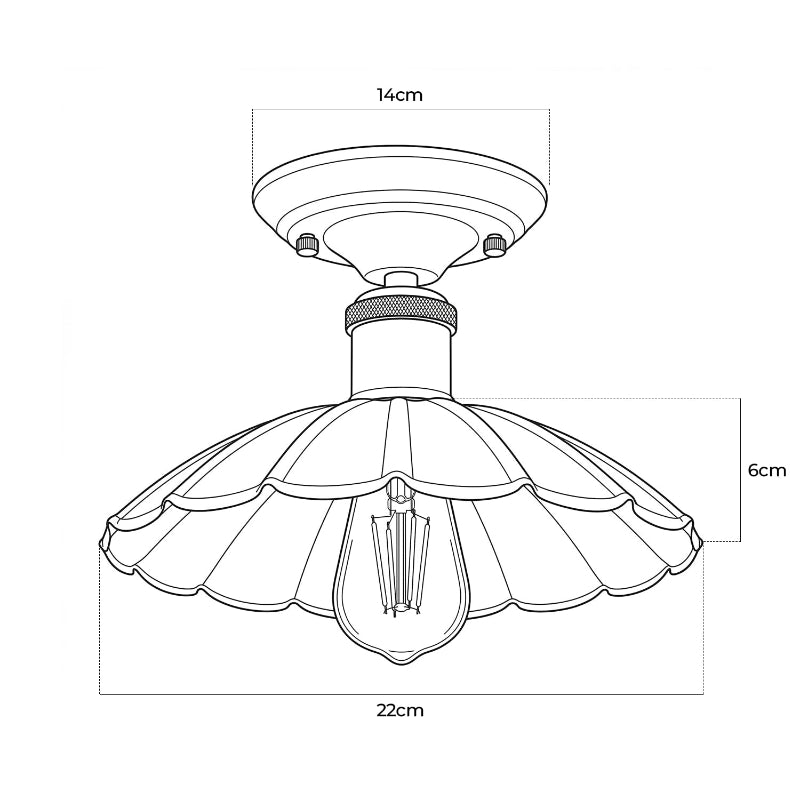 Retro Deckenlampe Industrial Style