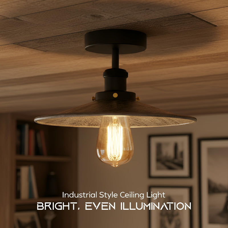 Retro Deckenlampe Metall günstig online
