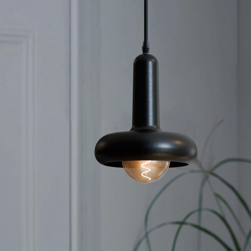 Retro Deckenleuchte black
