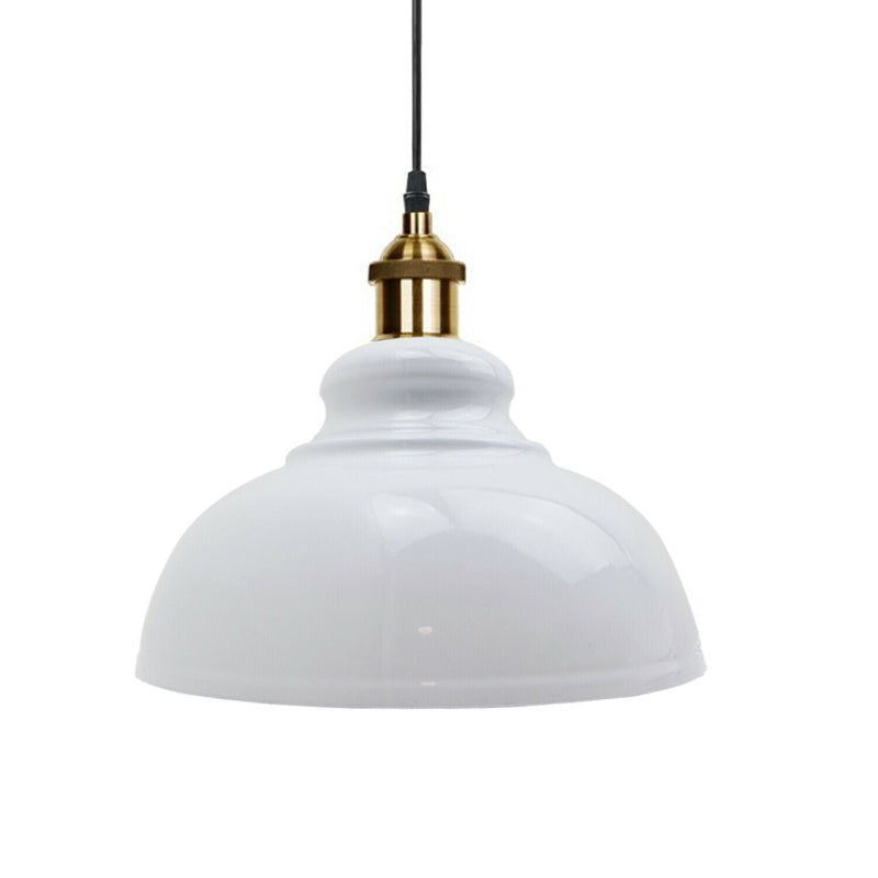 Retro Lampe Küche E27 weiß