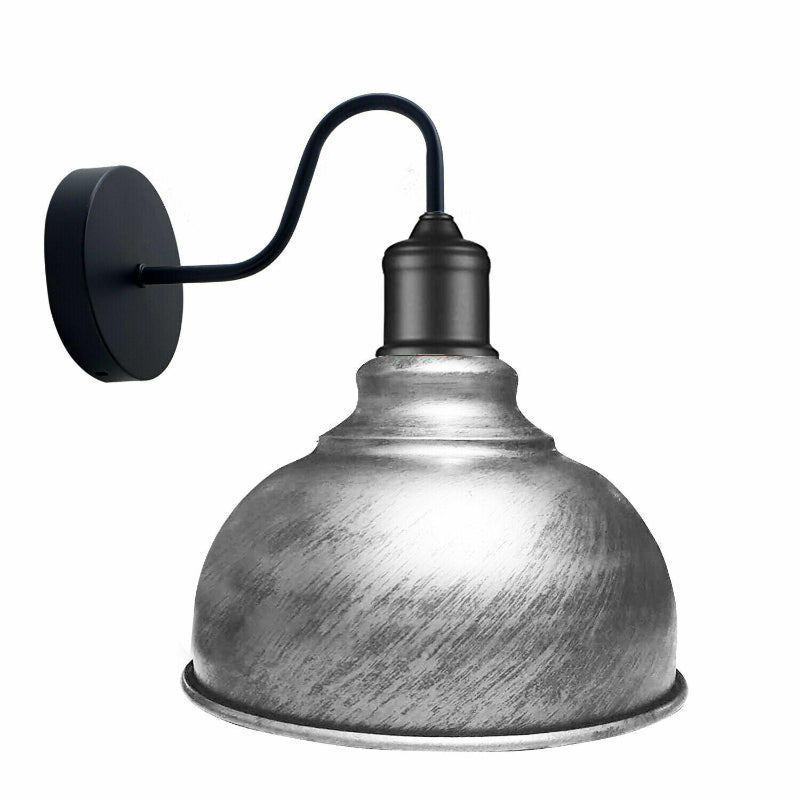 Rustikale Wandlampe aus Metall