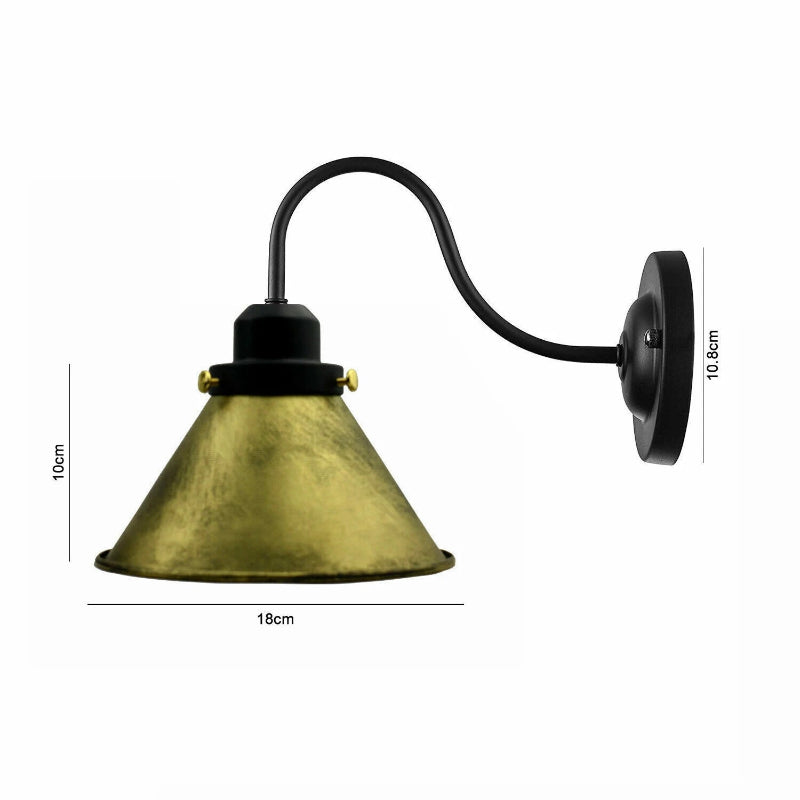 Schwanenhals lampe wand e27