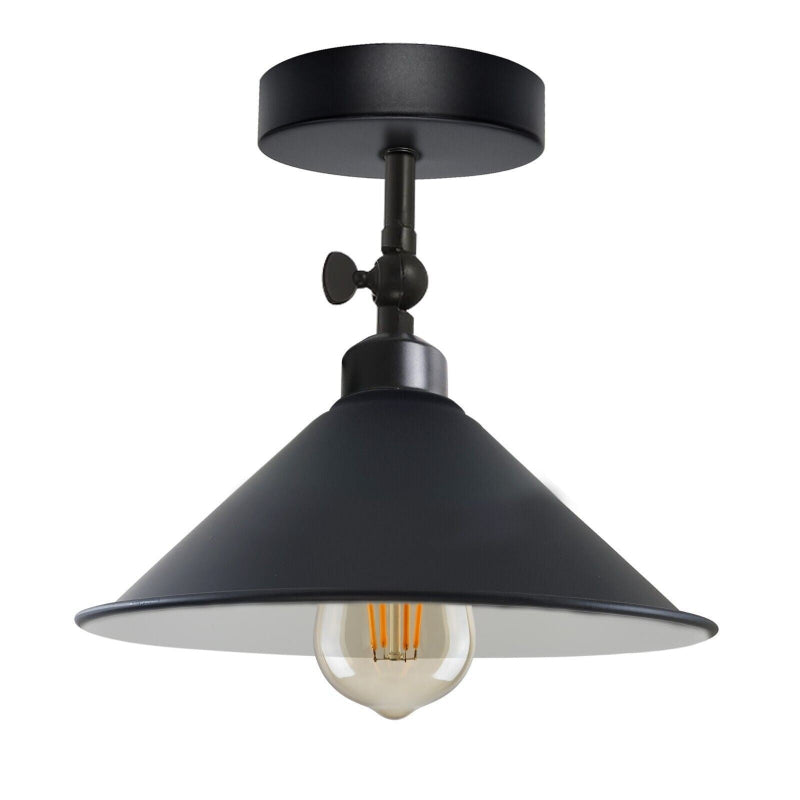 Schwarze Deckenlampe