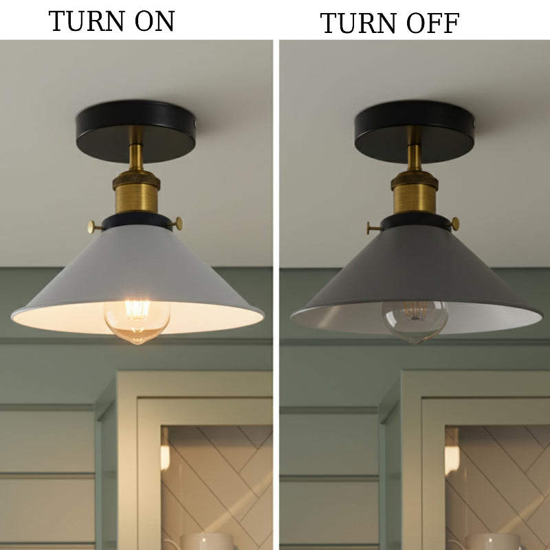 Skandinavische Lampe Schwarz