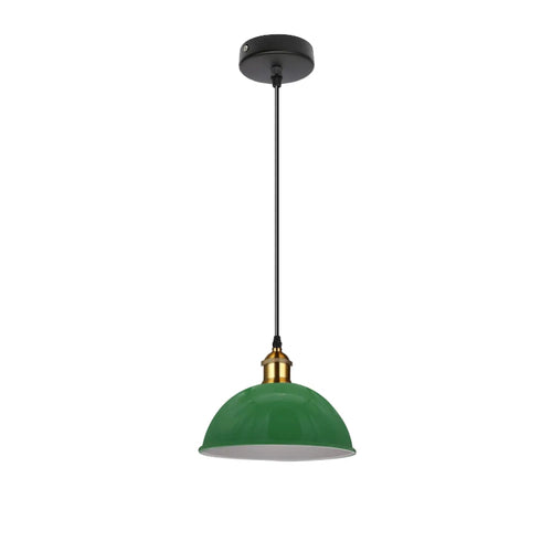 Vintage Pendelleuchte Farbig Industriestil Hängeleuchte ~3990