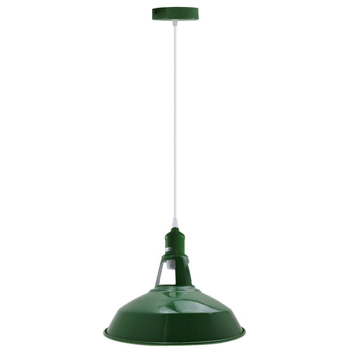 LEDSONE Lampada a Sospensione Industriale Paralume in Metallo 30cm ~3586