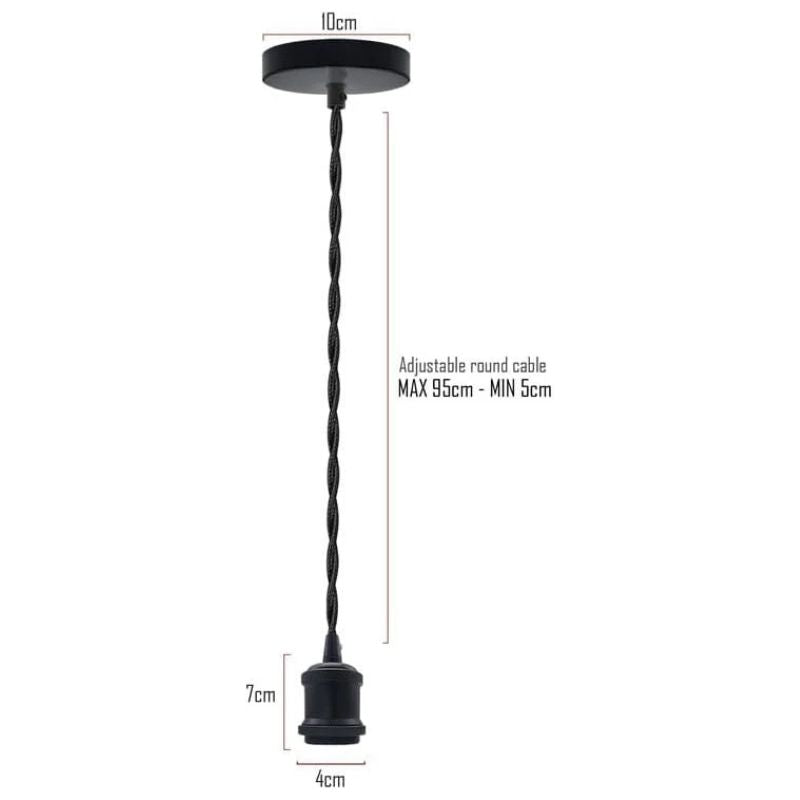 Textilkabel Lampe