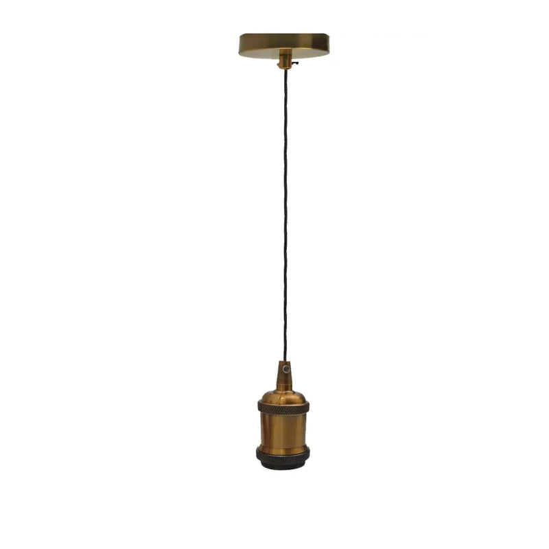 Textilkabel Lampe schwarz