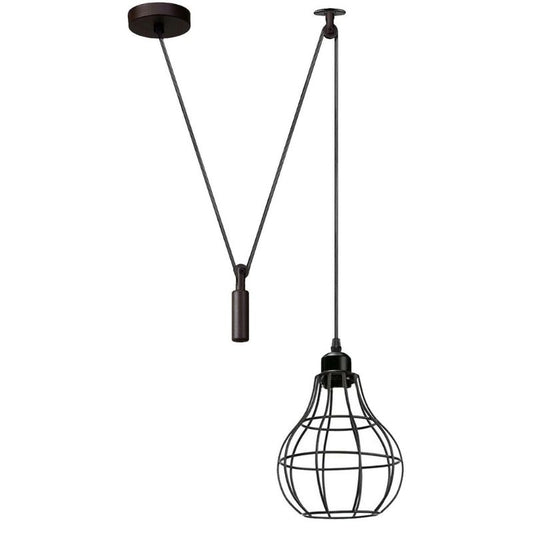 Retro Hängelampe mit E27-Sockel und 2 m Kabel ~3360