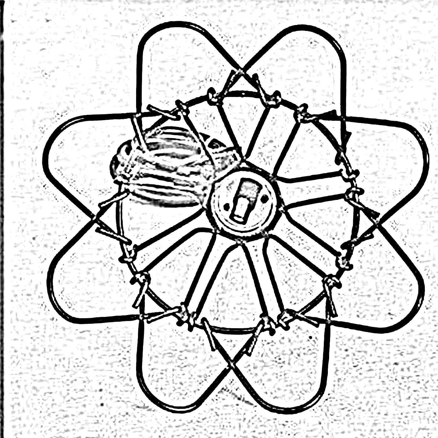 Vintage-Leuchtmittel Sicherheitsbeleuchtung Käfig Seerose