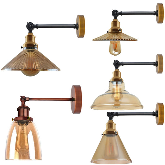 Wandleuchte Glas Kristall
