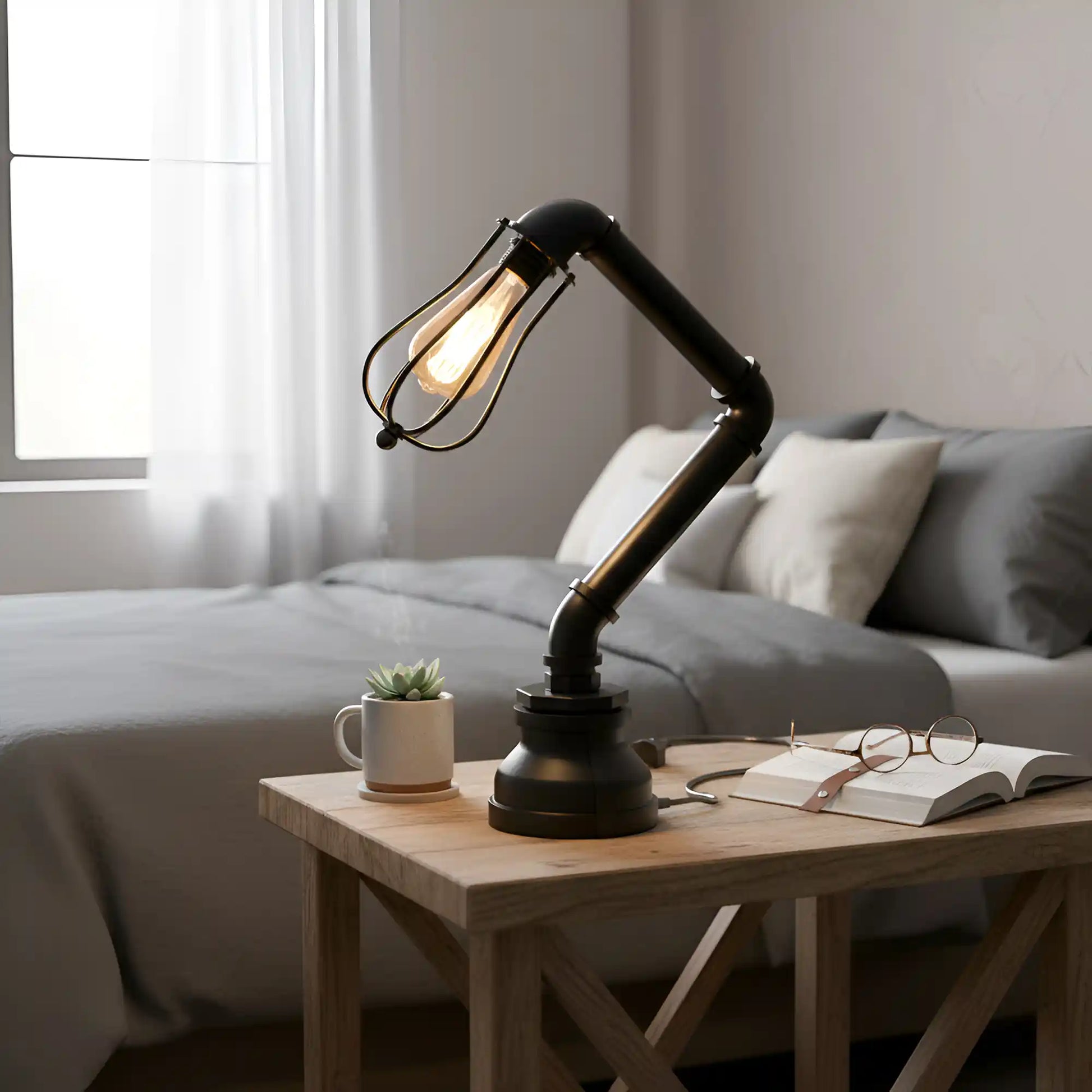 Wasserleitung schlafzimmer tischlampe​