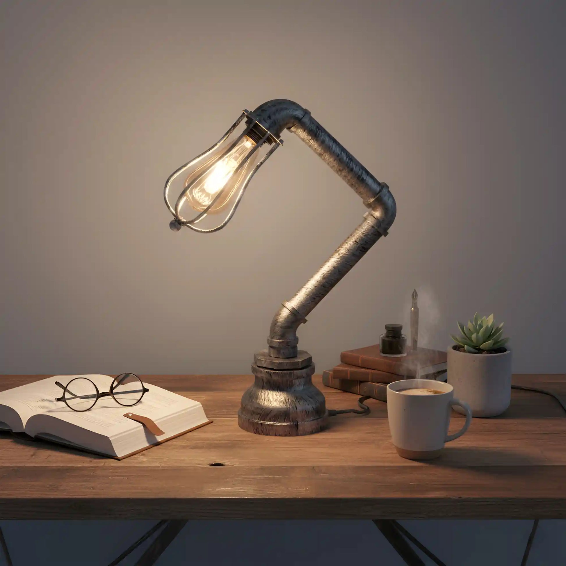 Wasserleitung tischlampe für schlafzimmer