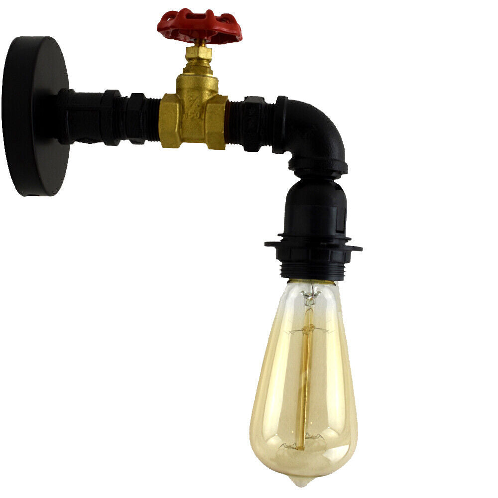 Wasserrohr-Wandleuchte  innen
 Wandlampe Rustikale
