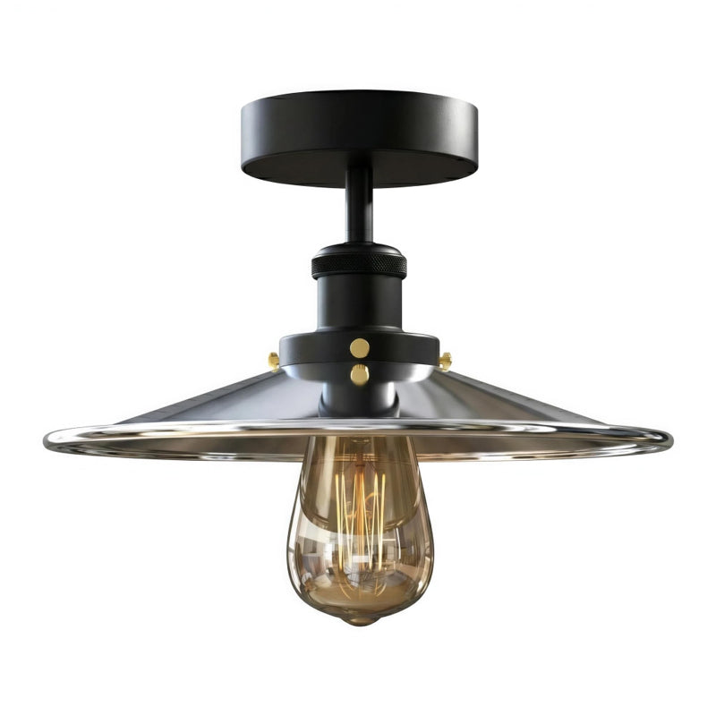 deckenlampe holz optik und metall