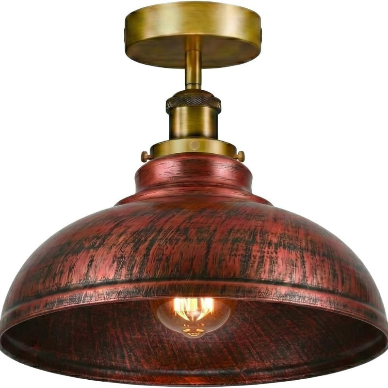 deckenlampe industriedesign metall