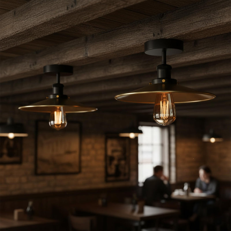 deckenlampe metall schwarz e27 kaufen