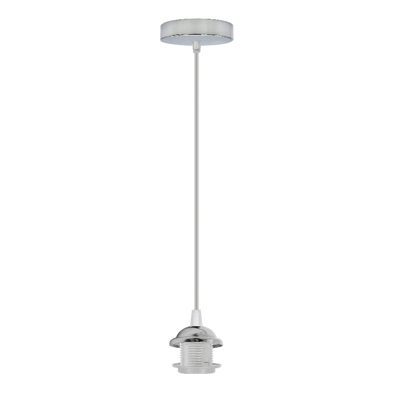 fassung mit kabel schwarz matt