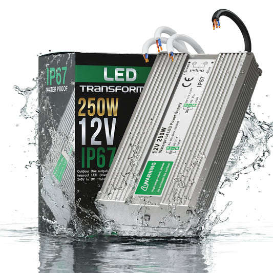 12V wasserfestes Netzteil stabilisiert 20,83A | 250W | IP67 ~1091