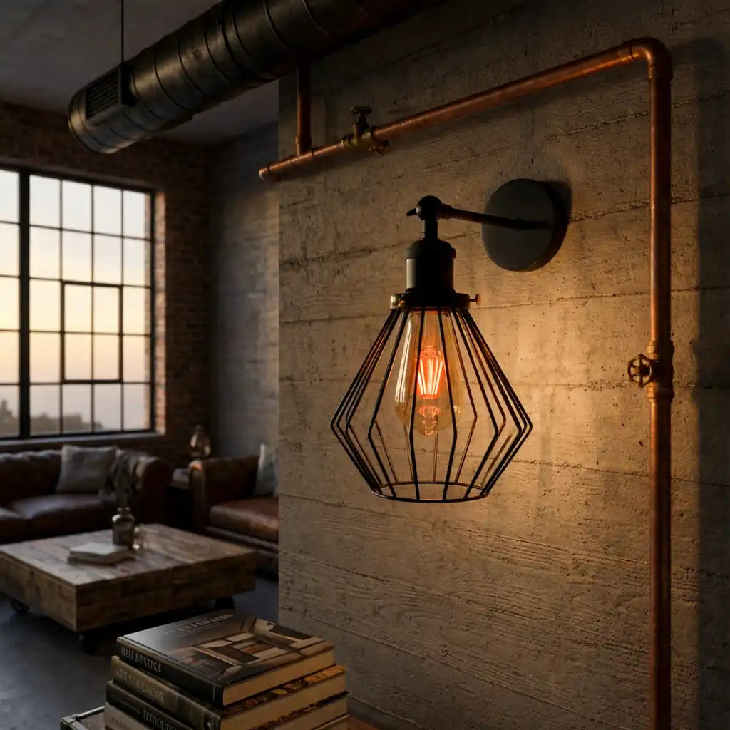 wandleuchten innen wohnzimmer