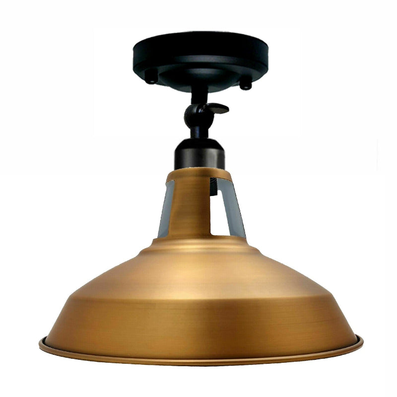 industrial lampe yellow brass e27