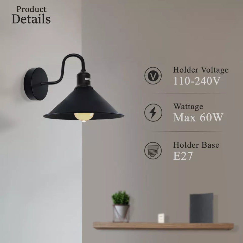 Moderne Wandleuchte im industrial Stil für ein modernes Zuhause