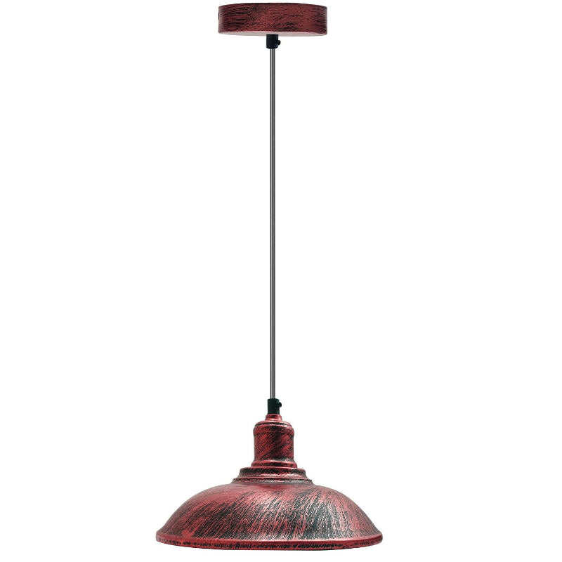 küchenlampe industrial metall rot