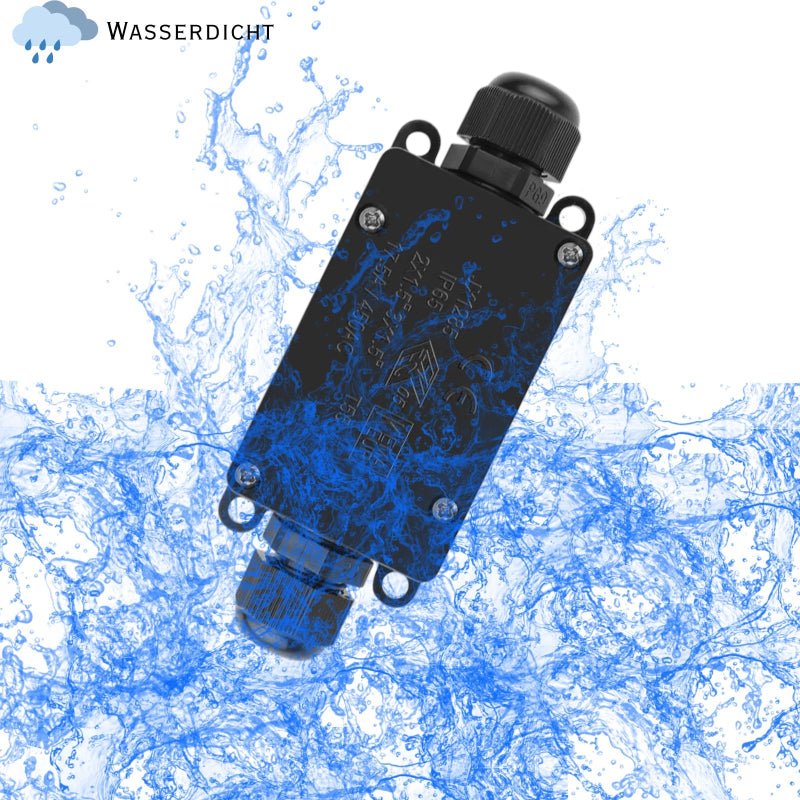 kleine abzweigdose ip66 mit lüsterklemme