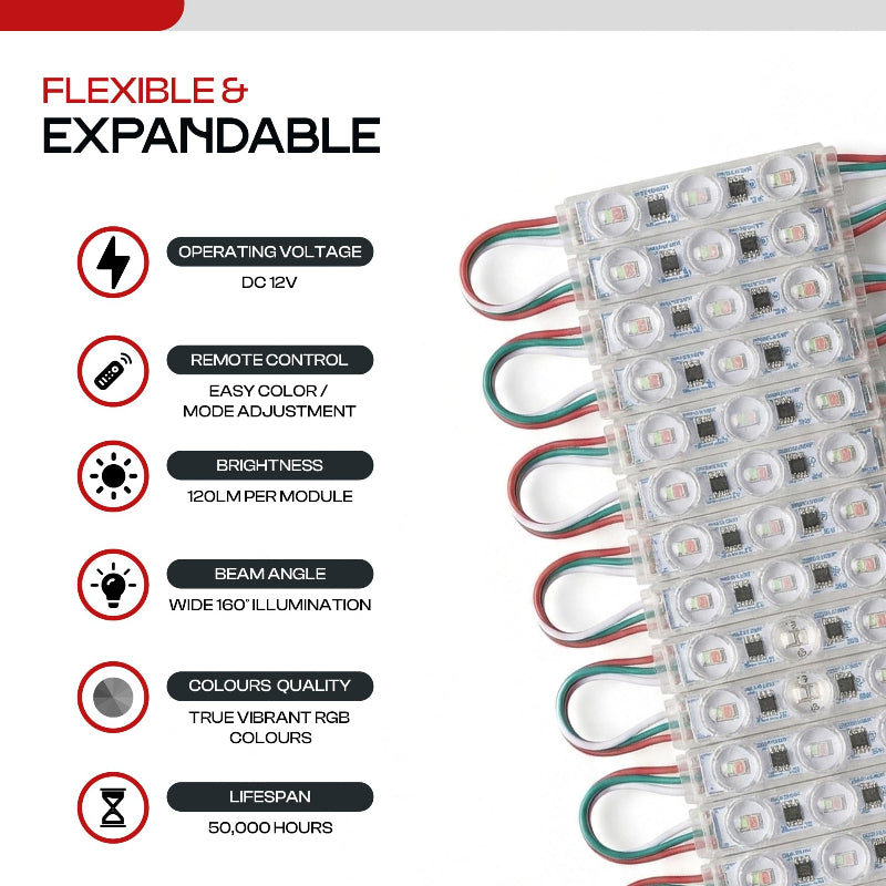led kette 12v grün spritzwassergeschützt