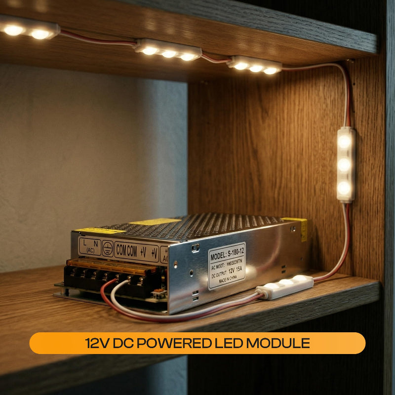 led module mit optischer linse 160 grad