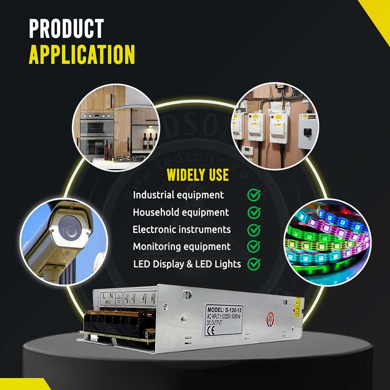 180W DC12V IP20 Universal geregelter 15 Ein LED-Transformator