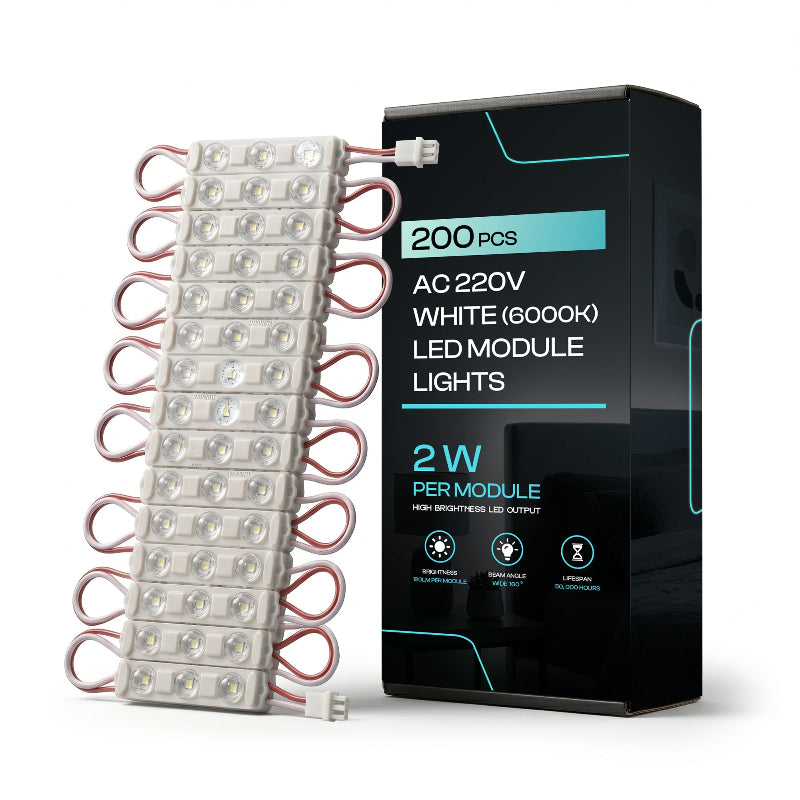 leuchtkasten led module white