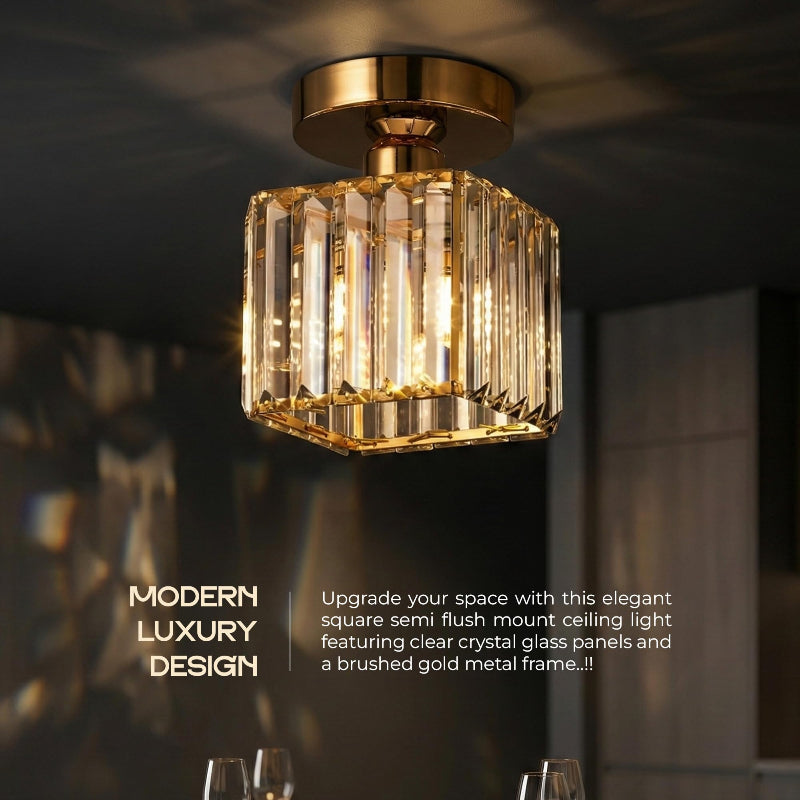 luxus flurlampe kompakt chrom