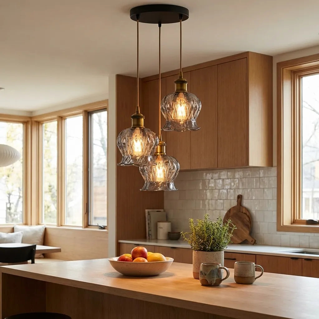 moderne Glas Pendelleuchte Esszimmer