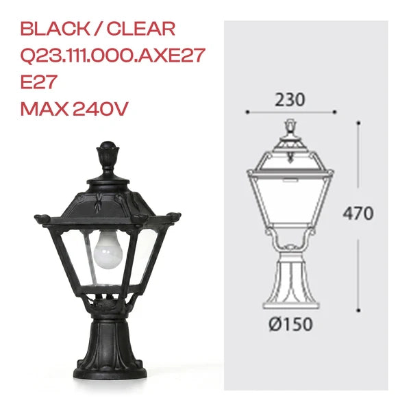 nostalgische Außenlampe E27