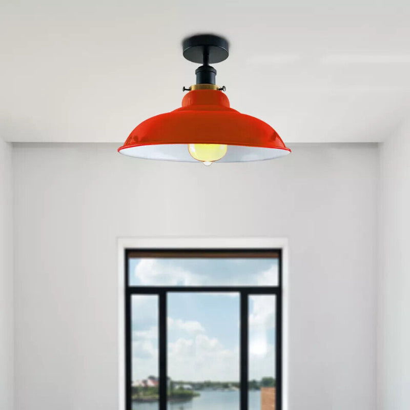 Flur-Deckenleuchte in Orange – farbenfrohes Design