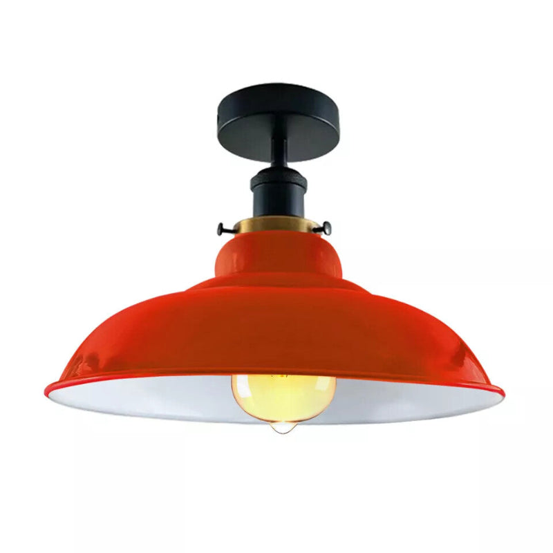 Flur-Deckenleuchte in Orange – farbenfrohes Design