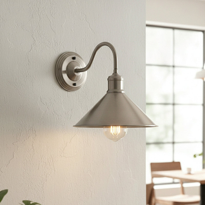 paulmann wandlampe industrial metall
