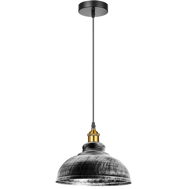 pendant Vintage Pendelleuchte 29cm in silver für Küche