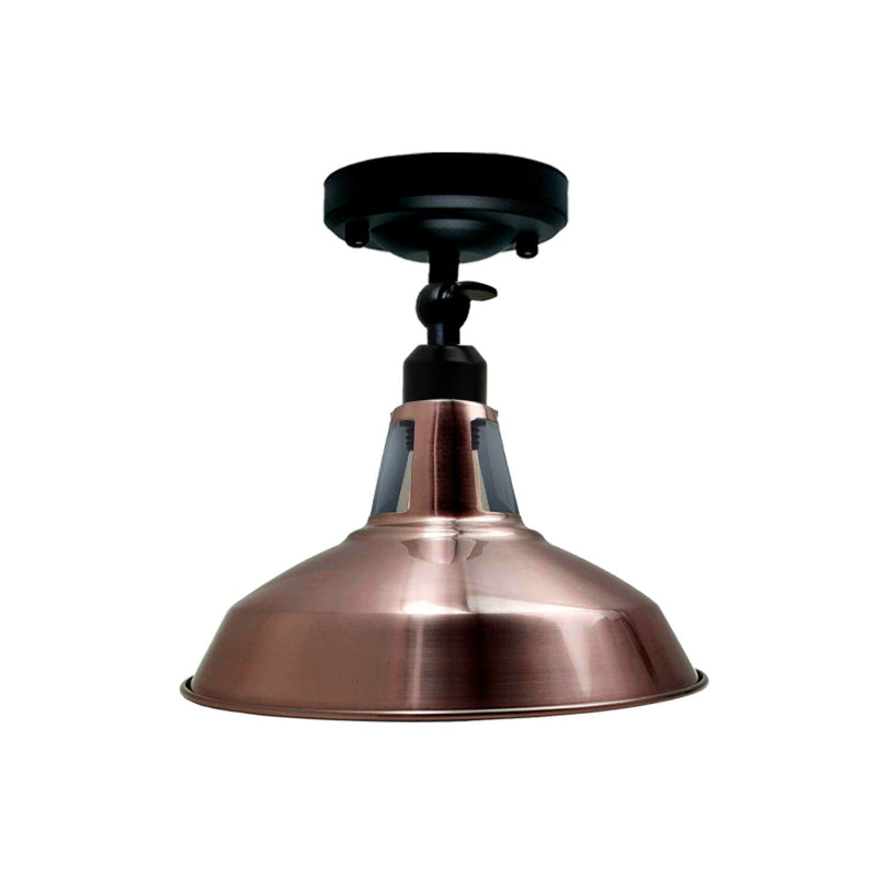 retro deckenleuchte chrom optik industrial design