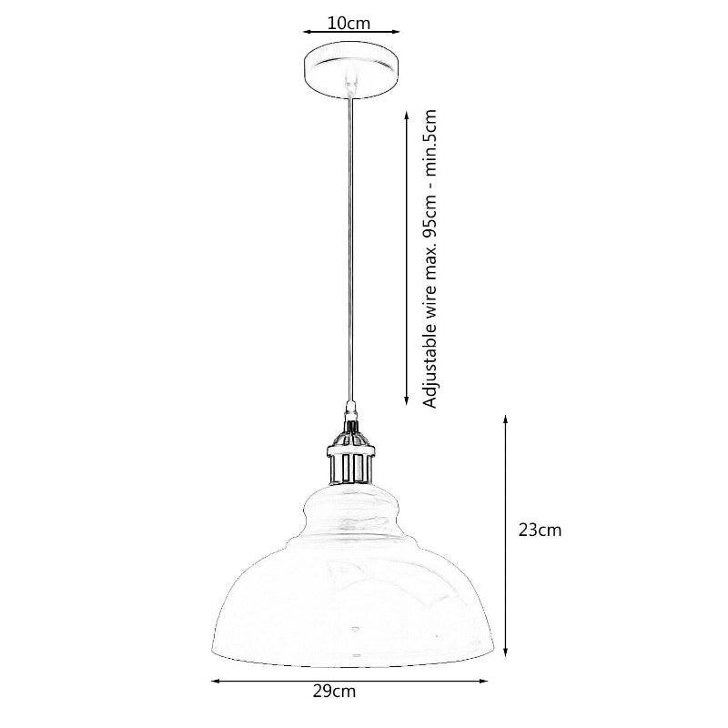 retro küchenlampe metall weiß