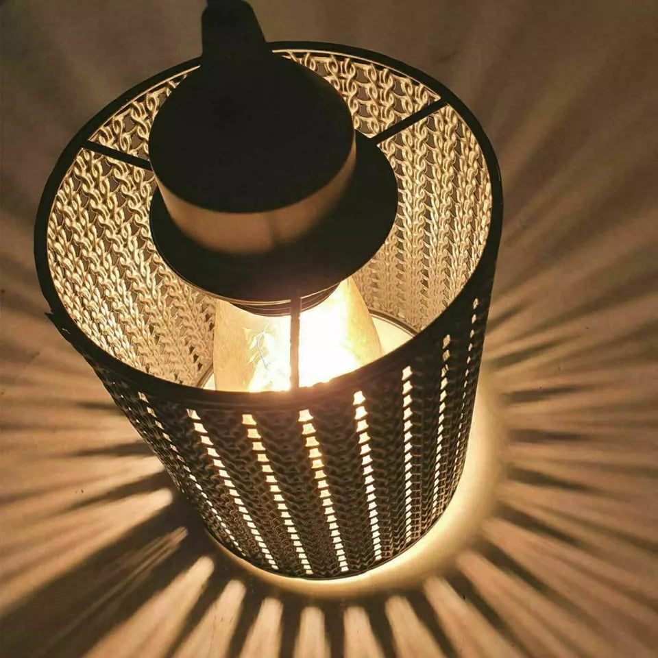  Metallkäfig Vintage Lampenschirm 