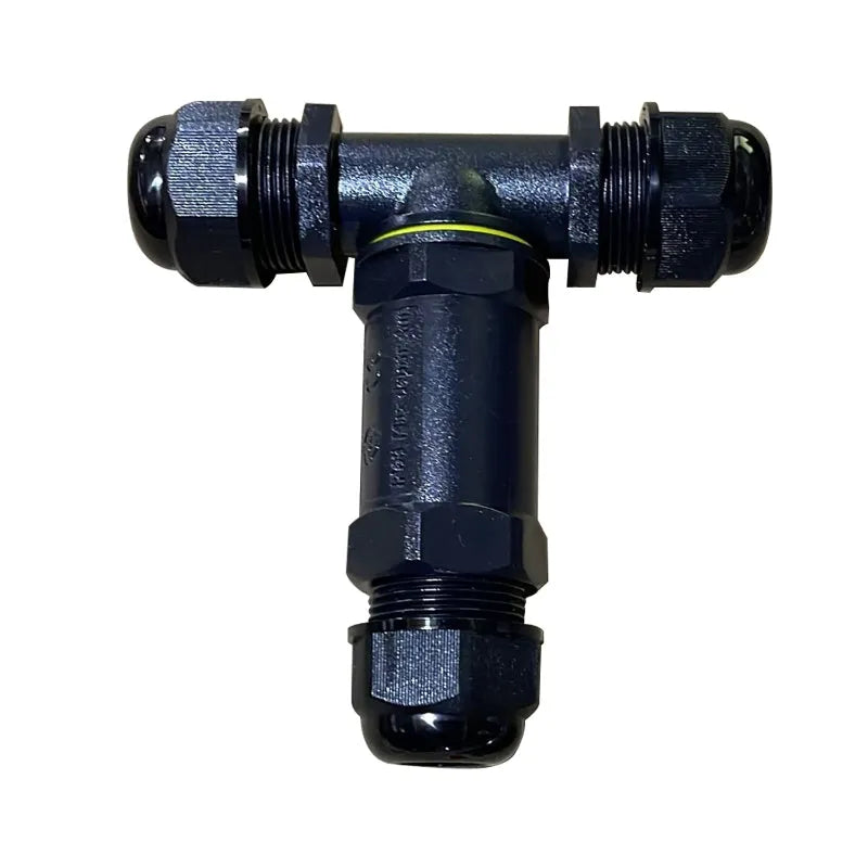 T-Kabelverbinder mit angeschlossenem Kabel, IP68 wasserdicht