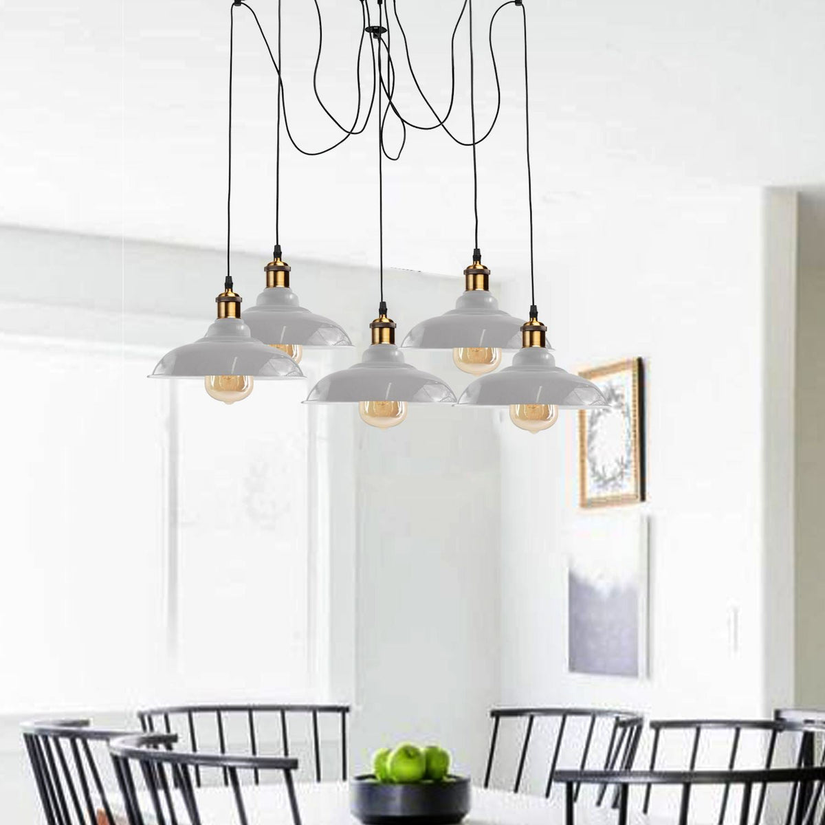 Weib Spinnenlampe