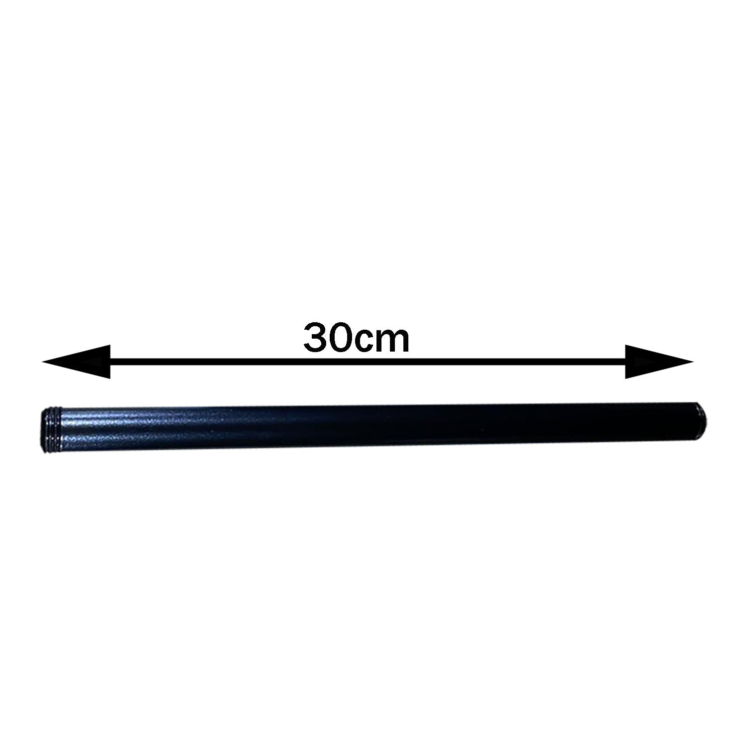 Rohrbeleuchtungszubehör Schwarzes Eisengewinderohr-30cm
