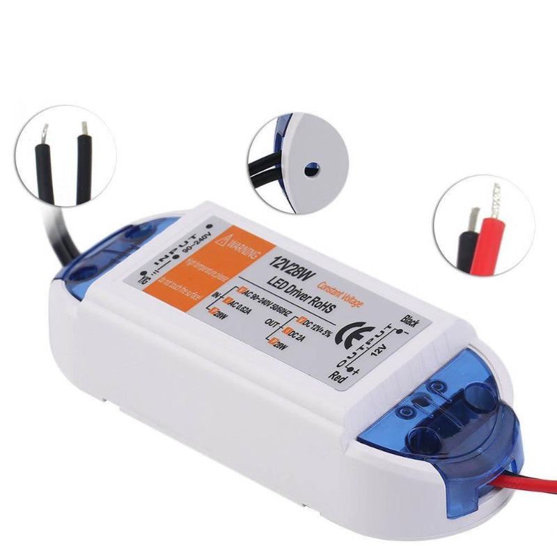 LED Adapter 12V 2,3A 28W für elektronische Geräte