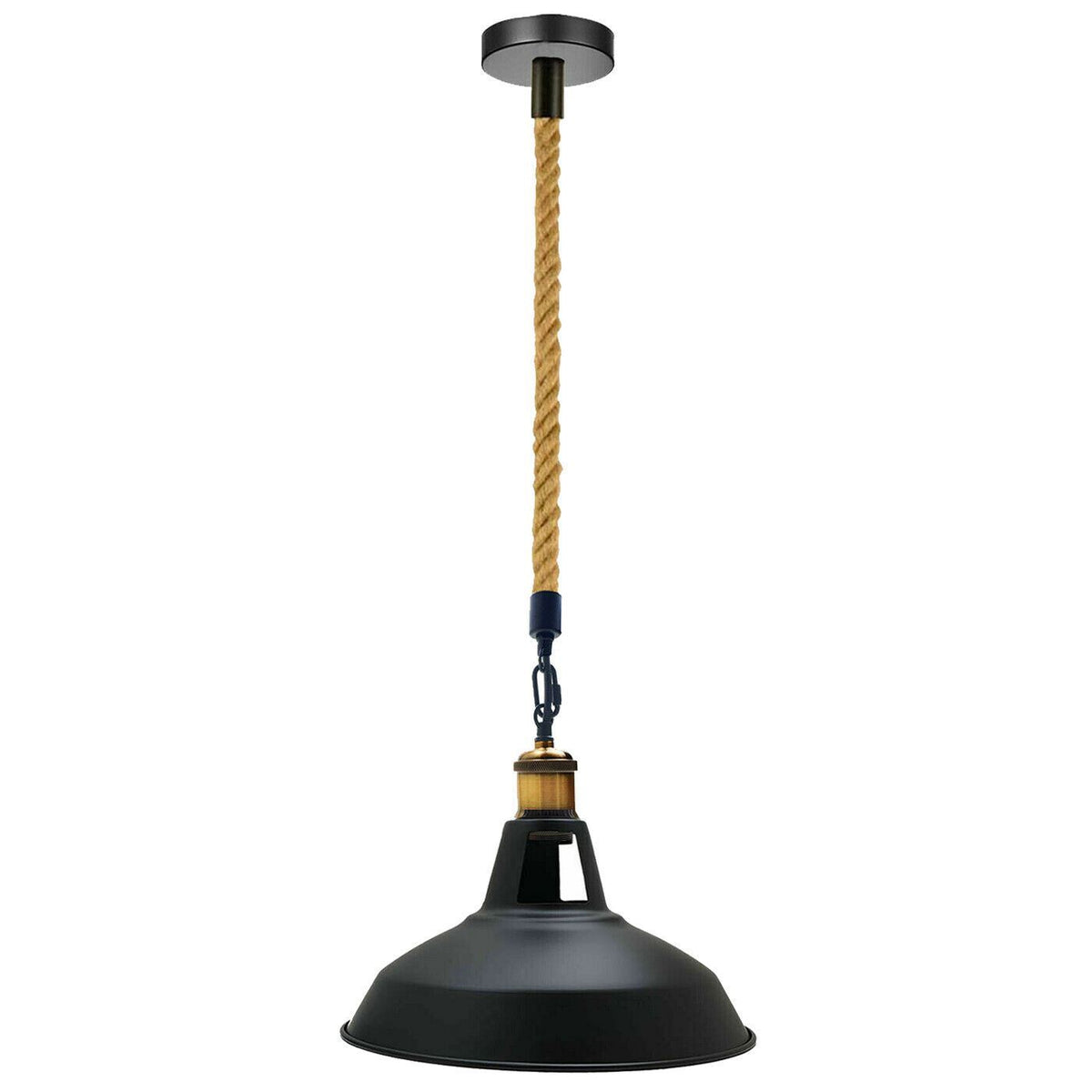 Industrieller moderner Retro-Vintage-Stil Deckenpendelleuchte Kronleuchter Lampenschirm