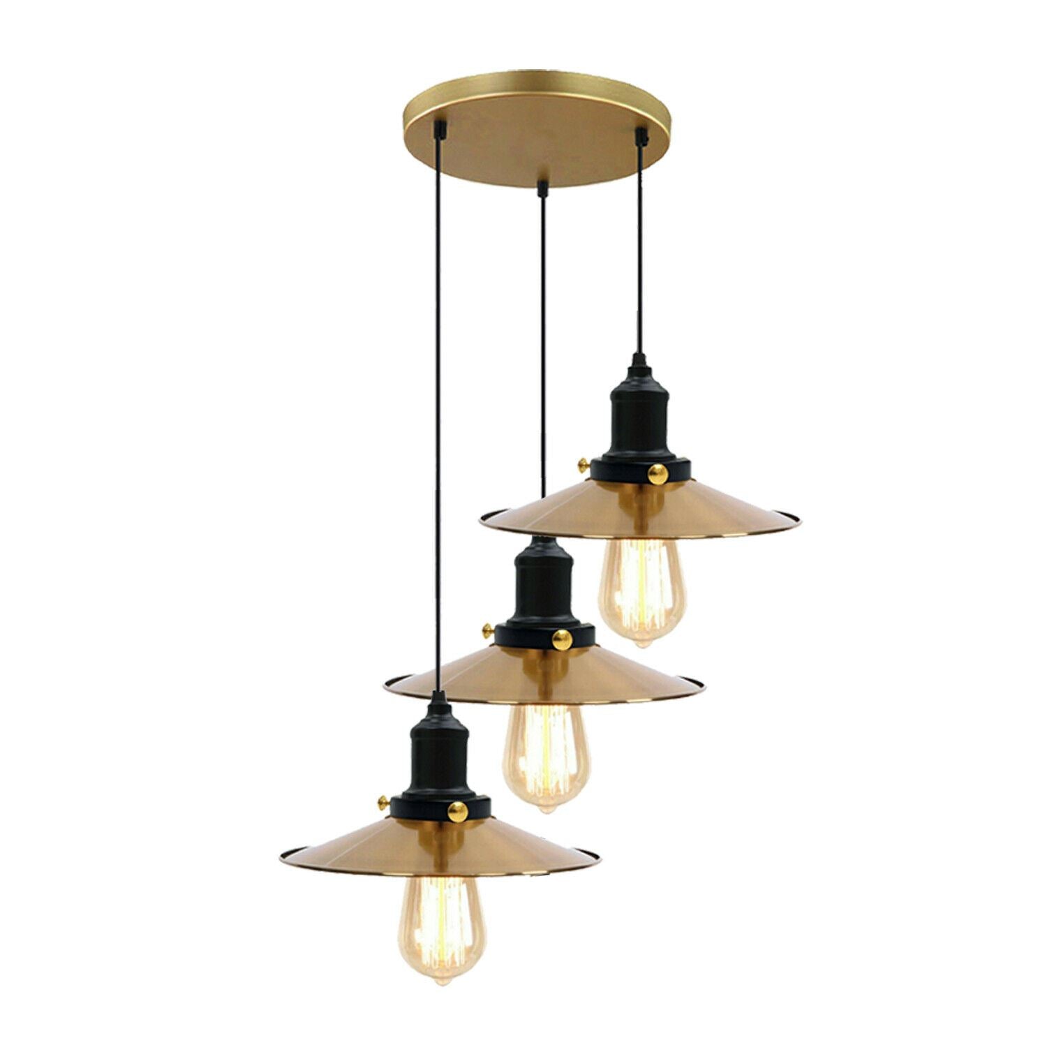 Retro Deckenlampe Industrie Tisch Pendelleuchte Hängelampe Esstisch Wohnzimmer