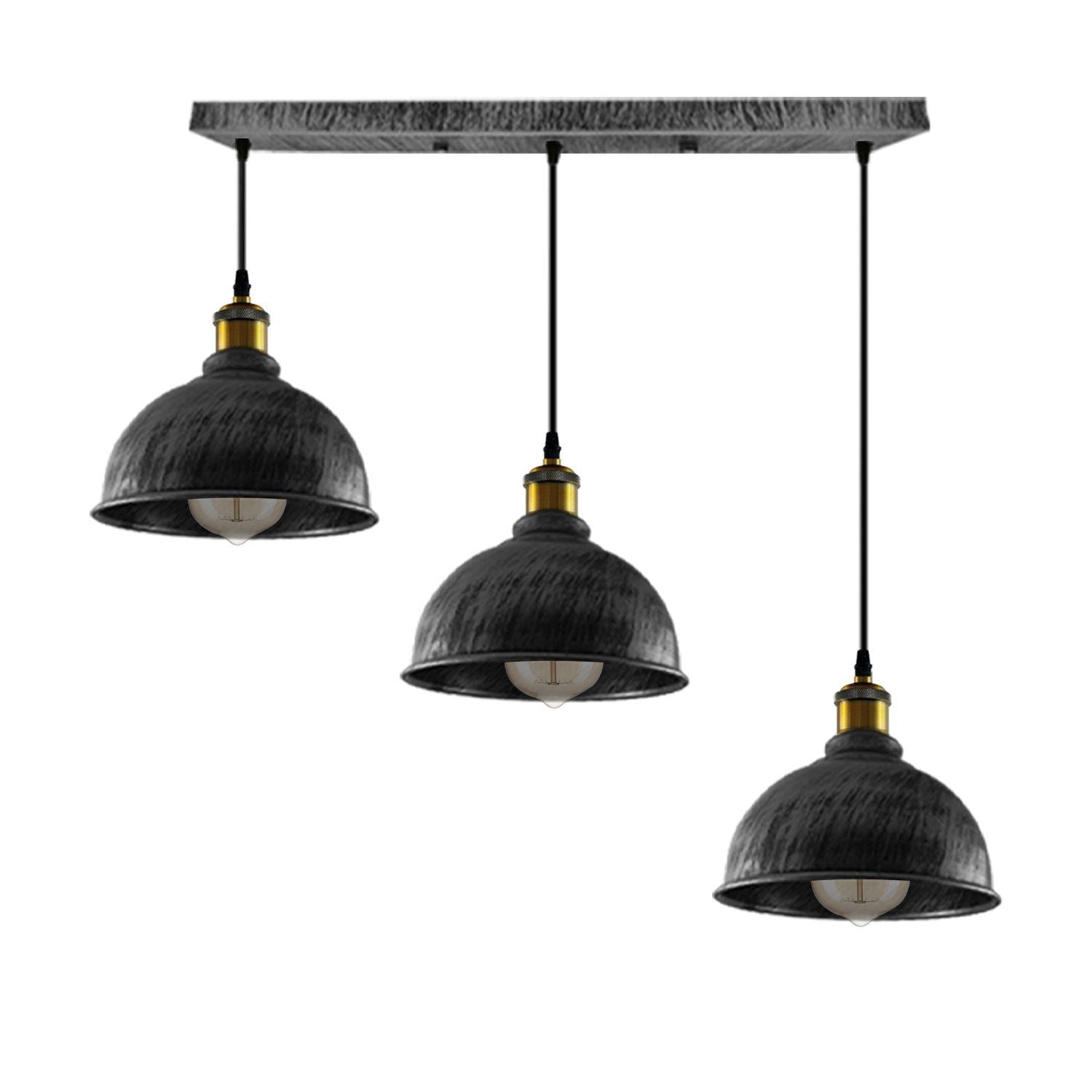 Vintage Industrieller gebürsteter Kupfer Indoor Hängende verstellbare Pendelleuchte Metall Becherkäfig Deckenleuchter für Bar, Keller, Schlafzimmer, Wintergarten