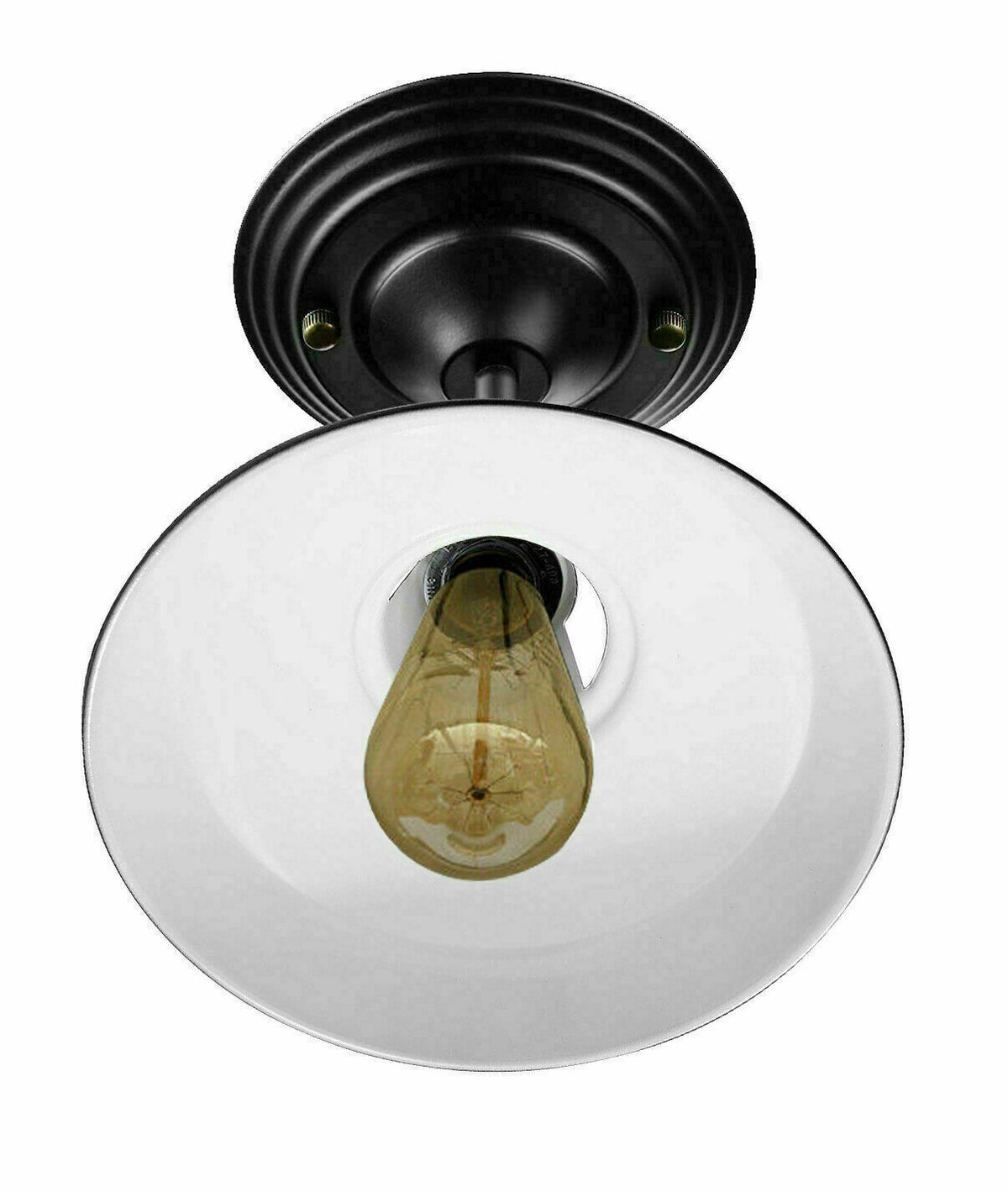 Schwarze Farbe mit Glühbirne Retro  Vintage Ceiling Pendant Light  Hanging lamp Industrial design 240V